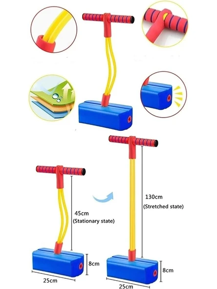 Çocuklar Için Atlama Zıplama Oyuncağı Boy Uzatıcı Eğitici Fiziksel Ve Zihinsel Geliştirici Spor Oyu ürün görseli 1