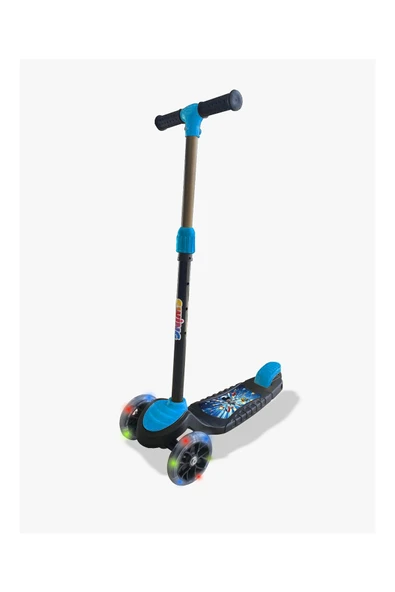 Swing Işıklı 3 Tekerlekli Scooter Mavi - Resim 2