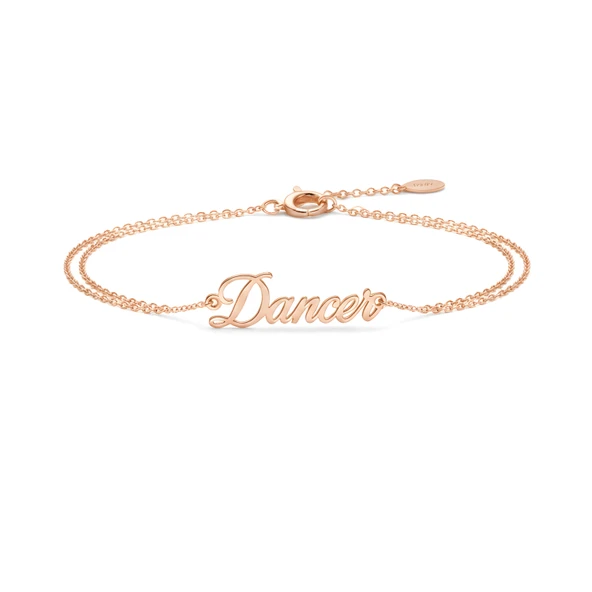 Gümüş İsim Bileklik - Rose ürün görseli 1