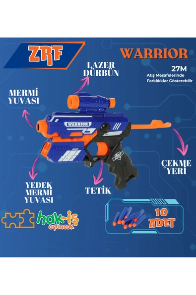 Zrf Lazerli Soft Mermi Atan 10 Mermili - Resim 9