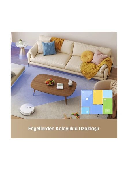 Dreame L10s Plus Çöp İstasyonlu Akıllı Robot Süpürge - Resim 7