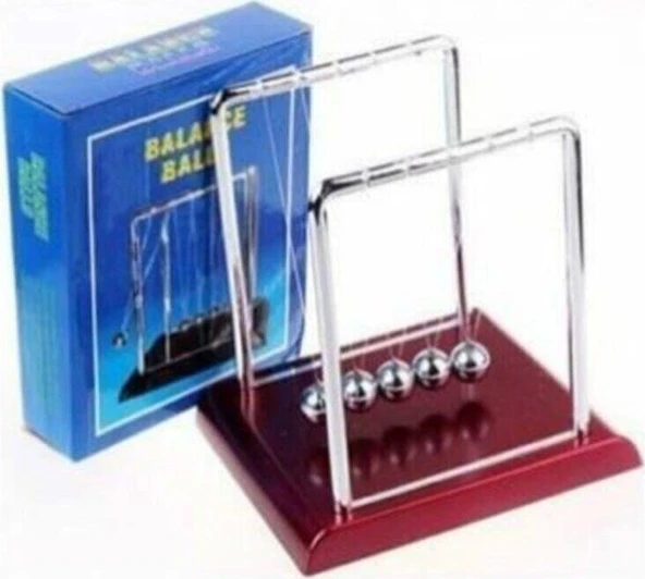 Dekoratif Ev Ofis Hediye Balans Bilye Newton Balans Bilye Küçük Boy - Resim 3