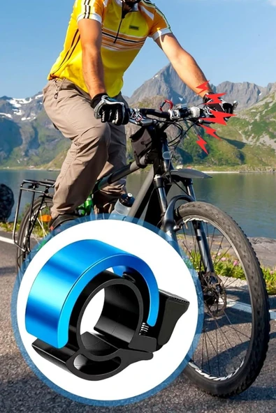 Ultra-Yüksek Sesli Alüminyum Alaşımlı Bisiklet Zili - Resim 6