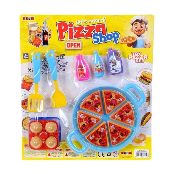 Kartela Aksesuarlı Pizza Set ürün görseli 1