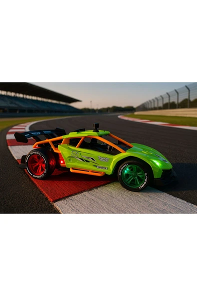 Uzaktan Kumandalı Şarjlı Duman Çıkaran Yarış Arabası - Resim 3