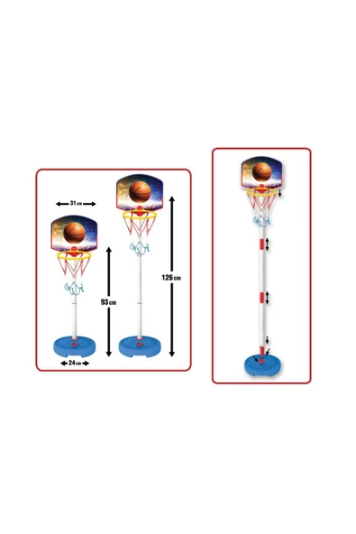 Küçük Ayaklı Basket Potası - Resim 2