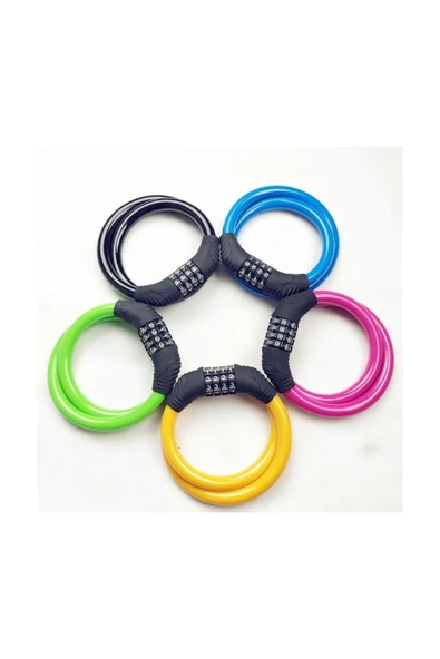 Şifreli Bisiklet Kilidi 75 cm - Resim 6