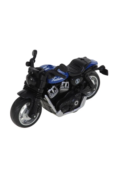 1:16 Metal Motorsiklet - Resim 4