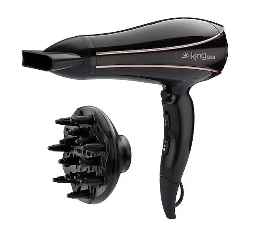 KING KSK434 MALİN SAÇ KURUTMA MAKİNESİ SİYAH ürün görseli