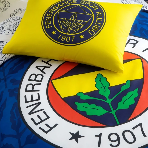 Taç Ranforce Lisanslı Tek Kişilik Nevresim Takımı Fenerbahçe Palamut - Resim 2
