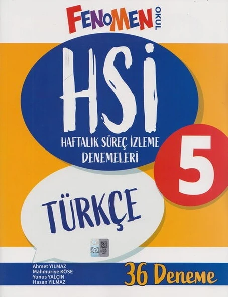 5. Sınıf Türkçe HSİ Haftalık Süreç İzleme Denemeleri Fenomen Okul Yayınları ürün görseli
