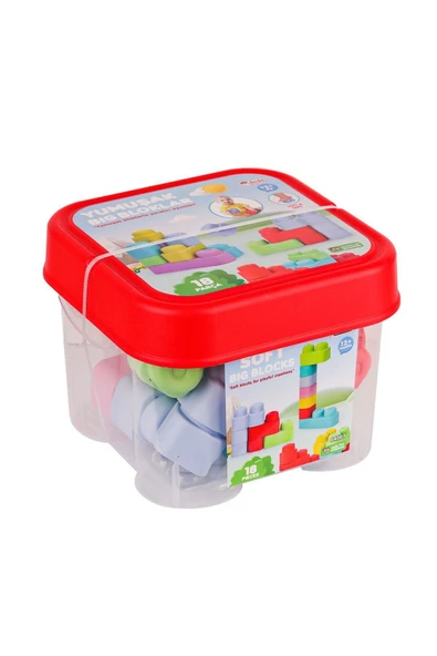 Fen Yumuşak Big Bloklar Kova 18 Parça ürün görseli 1