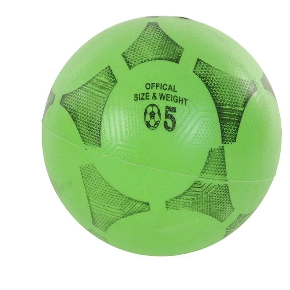 Dayanıklı Renkli Çocuk Futbol Topu – No:5- Yeşil - Resim 2