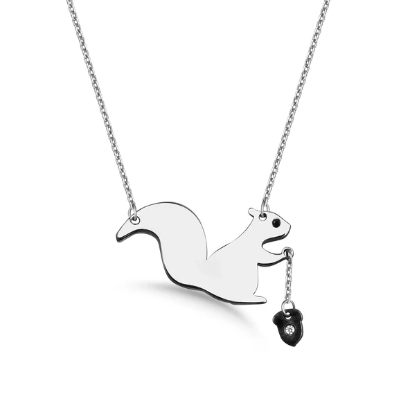 Sincap Taşlı Gümüş Kolye - Gümüş ürün görseli 1