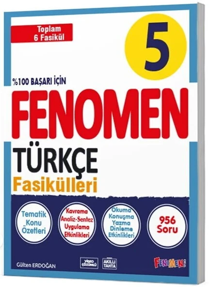5. Sınıf Türkçe Fasikülleri Seti Fenomen Okul Yayınları ürün görseli
