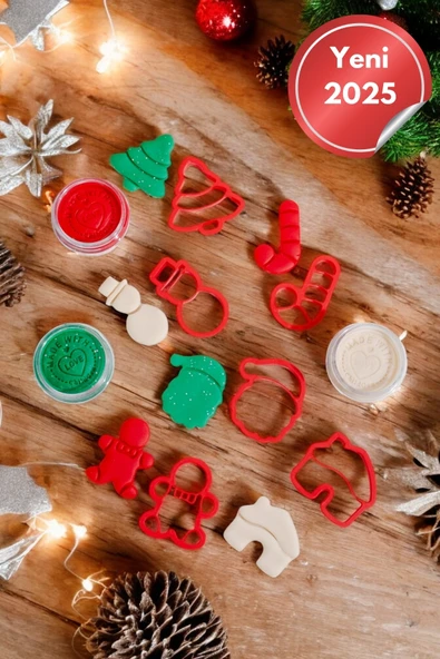 NET Oyun Hamuru Yeni Yıl Mini Set - Resim 3