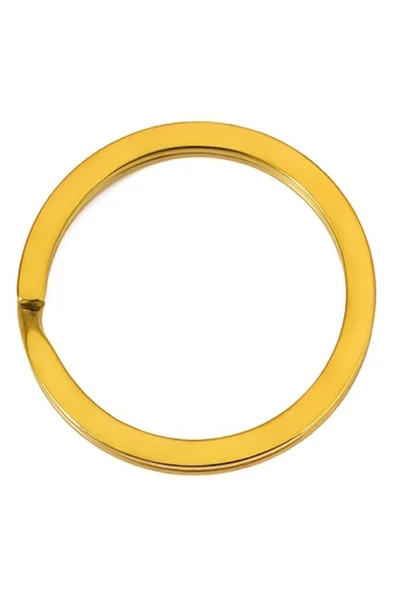 30 Adet Altın Renk 3 cm Metal Anahtarlık Halkası ürün görseli