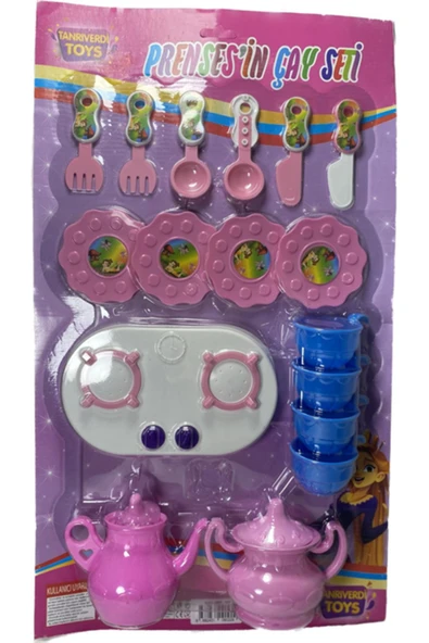 Prensesin Büyük Kartela Çay Set ürün görseli 1