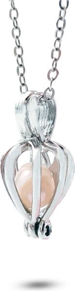 Sevgiliye Özel Günlere Hediye istiridye İçinden Çıkan Gerçek İnci Kolye Set Sevgiliye Şık Hediye - Resim 2