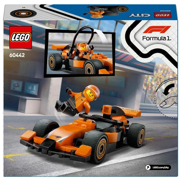 Lego 60442 City McLaren Yarış Arabalı F1® Sürücüsü - Resim 3