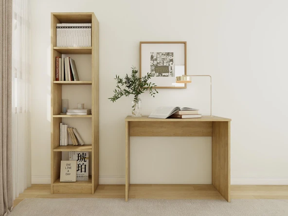 Ofis Çalışma Bilgisayar Masası LefkasMeşe ürün görseli 1