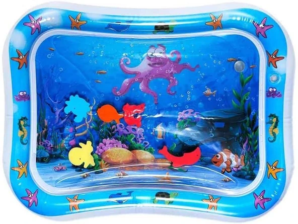 Bebek Su Oyun Matı (TUMMY TIME) Karın Üstü Aktivite Zamanı - Resim 3