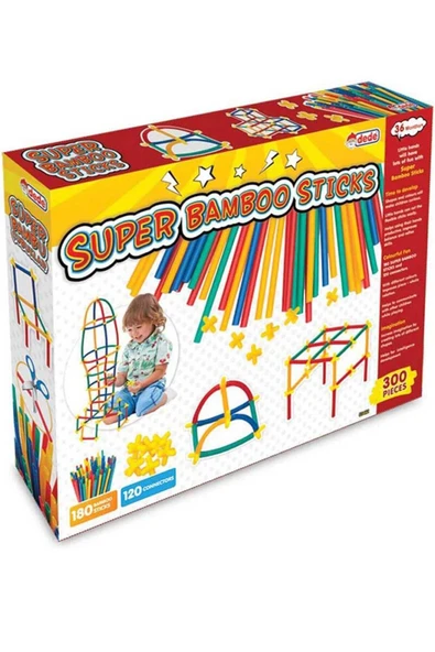 Süper Bambu Çubukları 300 Parça - Resim 4
