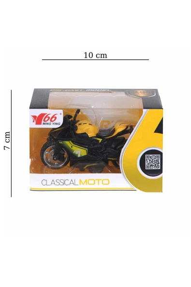 1:16 Metal Motorsiklet - Resim 6