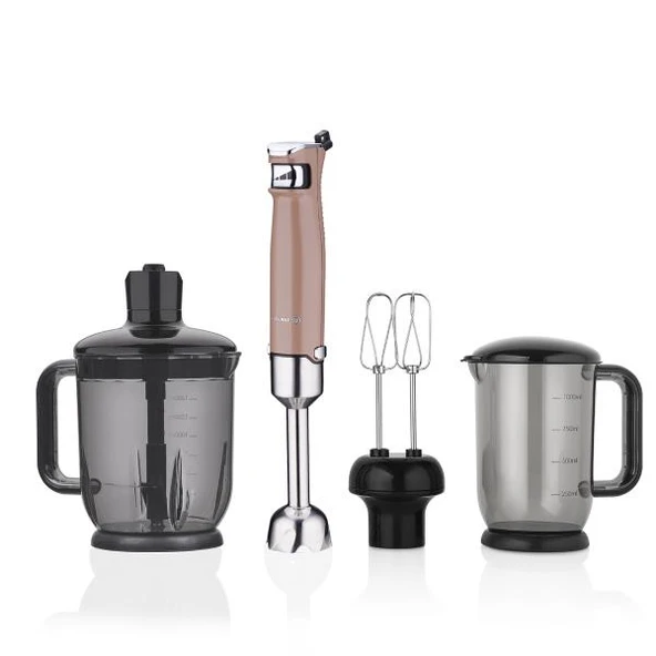 KORKMAZ A449-03 PERFORMİX MEGA BLENDER SET MOCHA - Resim 2
