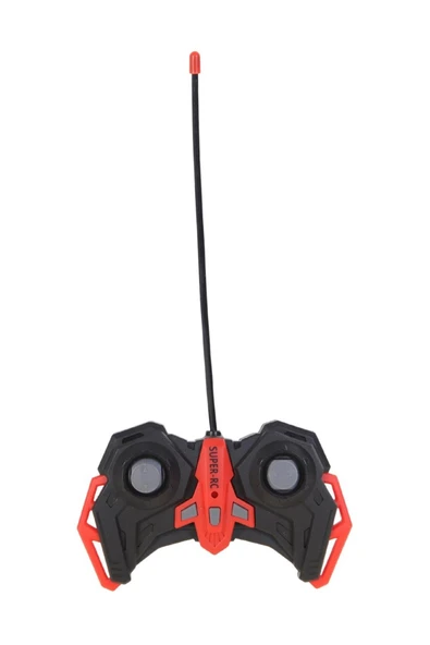 Dude RC Monster Truck Benekli Köpek Tasarımlı Uzaktan Kumandalı Off-Road Jeep Araba - Turuncu Beyaz Siyah - Resim 2