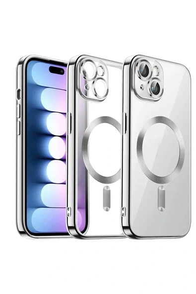 LitaeTrend iPhone 13 Kılıf Kross Magneticsafe Kapak - Titan Gri ürün görseli 1