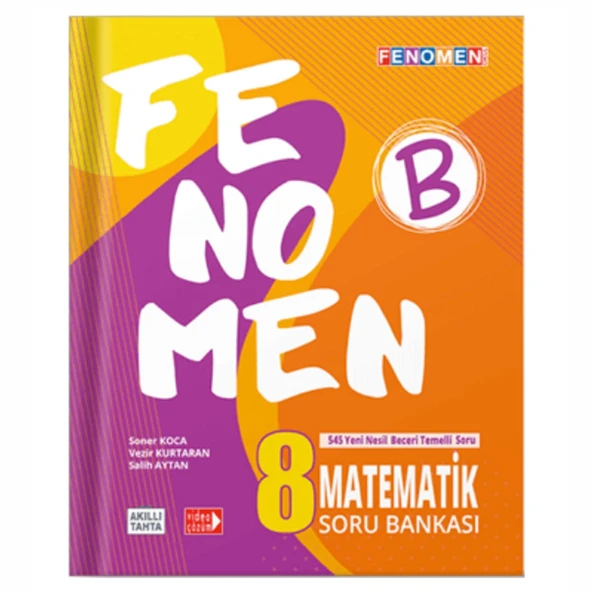 Gama 8.Sınıf Fenomen Matematik Soru Bankası-2020 - Resim 3