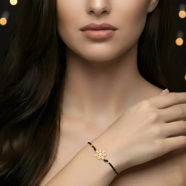 Kartanesi İpli Gümüş Bileklik - Gümüş - Resim 2