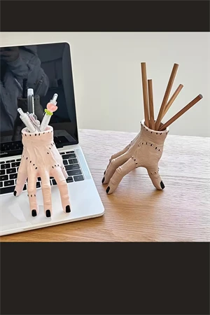 El Şeklinde Reçine Kalem Tutucu | Şık Masaüstü Kalem & Kırtasiye Düzenleyici (1 Adet) - Resim 7