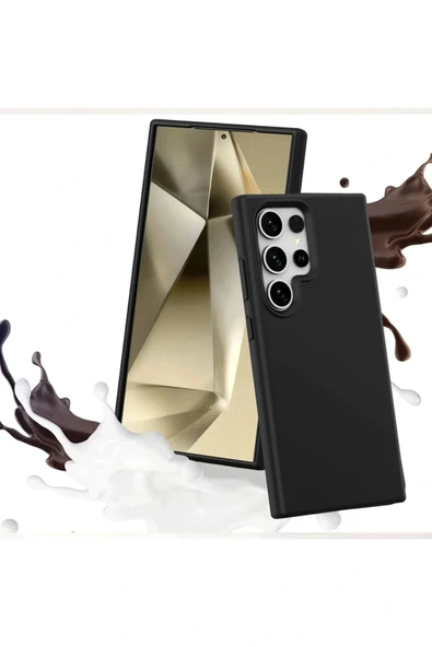 LitaeTrend Samsung Galaxy S24 Ultra Kılıf First Silikon - Lacivert - Resim 3