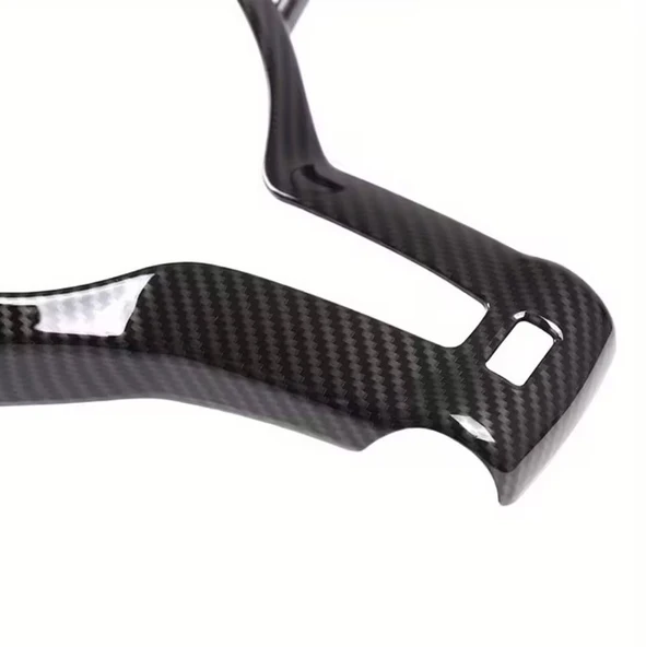BMW F20/F22/F30/F32/F33 X5 M-Sport için Karbon Görünümlü Direksiyon Kapak M DİREKSİYONA UYGUNDUR - Resim 3