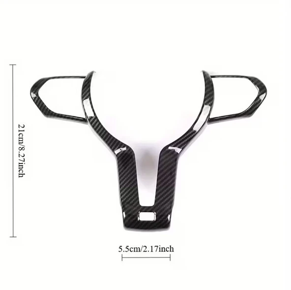 BMW F20/F22/F30/F32/F33 X5 M-Sport için Karbon Görünümlü Direksiyon Kapak M DİREKSİYONA UYGUNDUR - Resim 5