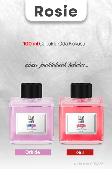 ROSIE Orkide ve Gül Çubuklu Oda Kokusu 100 ml ürün görseli