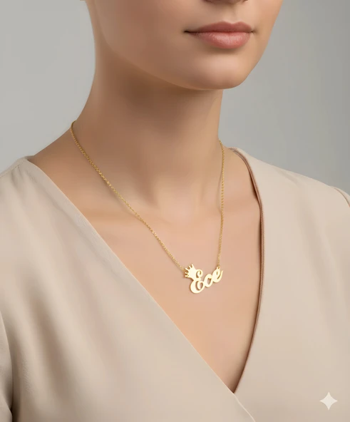 Adın Tacı Kolyesi - Resim 2