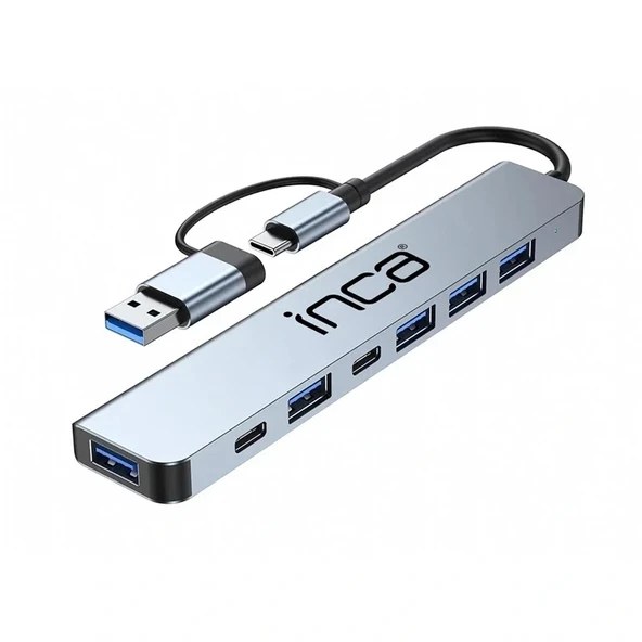 Inca Iutp-7 Usb Type-c Hub X7 Alumınyum Çoklayıcı ürün görseli