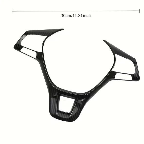 Golf 7 Jetta Passat Tiguan Polo-T-Roc 2017-2022 Karbon Görünümlü Direksiyon Kapak - Resim 4