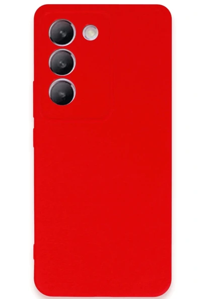 LitaeTrend Vivo V30 Lite 4G Kılıf First Silikon - Kırmızı ürün görseli 1