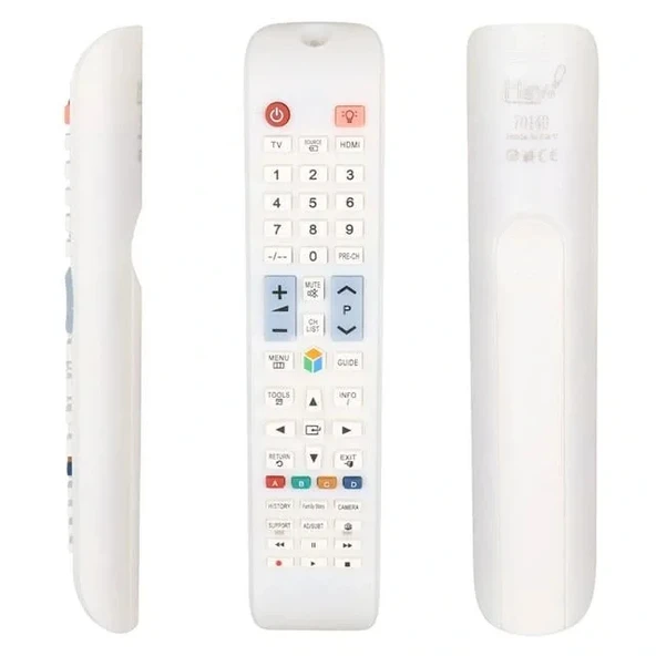 Hey 70140 Küçük Kalıp Rm D1078w Samsung Beyaz Uyumlu Lcd Led Tv Kumanda ürün görseli