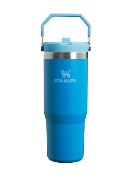 Stanley The Iceflow Flip Straw 0.89 lt Pipetli Termos Bardak Mavi ürün görseli