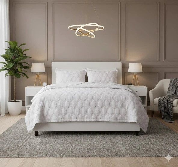 STAR TEK KİŞİLİK YATAK ÖRTÜSÜ LİLA ürün görseli