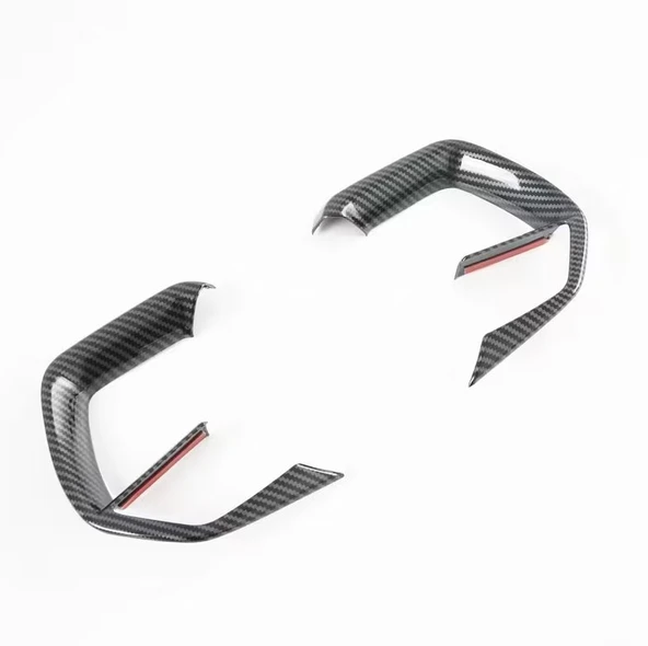 Hyundai i20 Elentra Bayon 2020-2024 Karbon Görünümlü Direksiyon Kapak - Resim 5