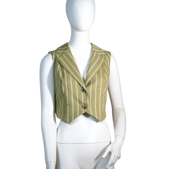 Kadın Ceket Yaka Yelek 95001 ürün görseli 1