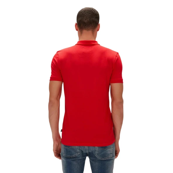Erkek Polo Yaka Fermuarlı T-shirt - Resim 6