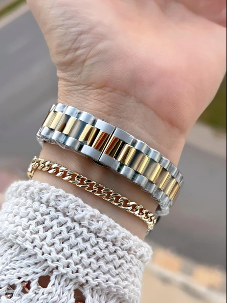 Daniel Klein Çelik Kordonlu 2 Yıl Garantili 3 Atm Suya Dayanıklı Kadın Kol Saati+Bileklik BD.10108.3 - Resim 3