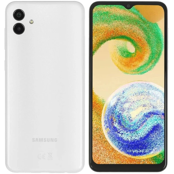 Samsung Galaxy A04  BEYAZ 128 GB  / 4 GB Ram Yenilenmiş Ürün (Sıfır Gibi) ürün görseli
